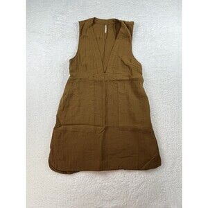 Free People Dress Womens S Sweet Dreams Shift Sleeveless Pocket Earthy Boho